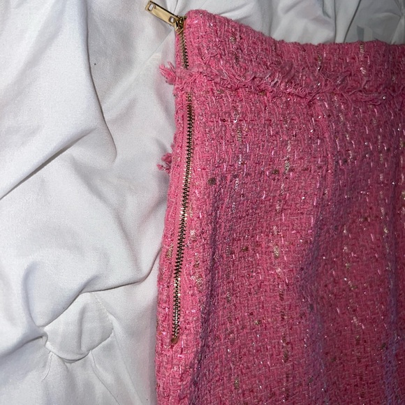 NEW GENERATION LOVE sandra tweed skirt in pink - Picture 7 of 8